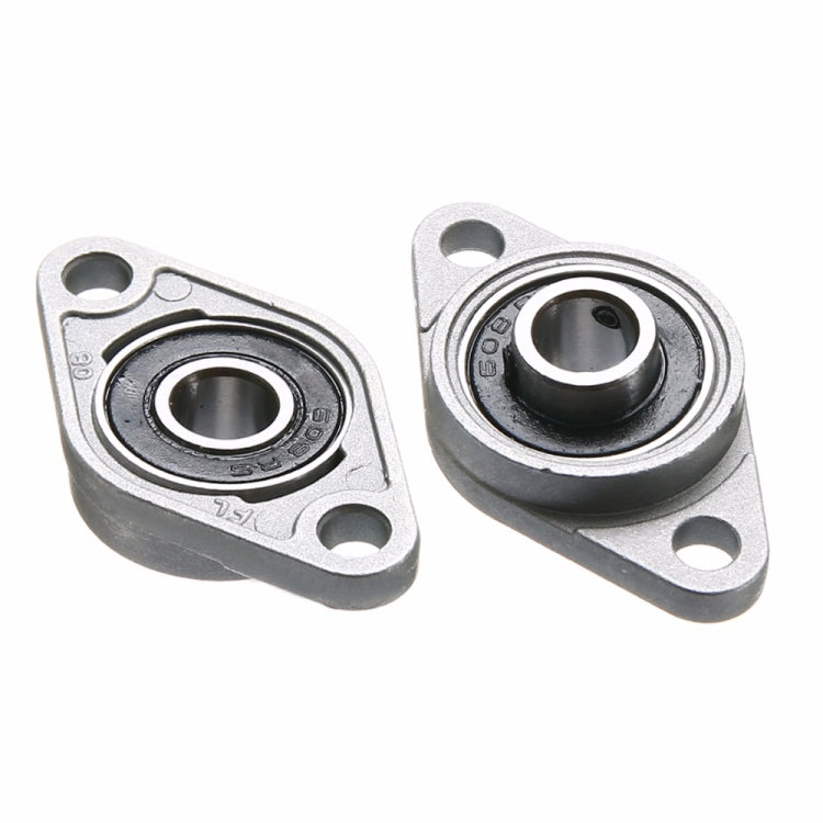 2 bộ vòng bi kim cương vỏ hợp kim kẽm mini cho máy in 3D, phụ kiện đa năng, KFL08 (đường kính trong 8), KFL000 (đường kính trong 10), KFL001 (đường kính trong 12)