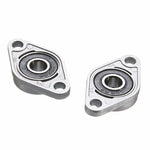 2 bộ vòng bi kim cương vỏ hợp kim kẽm mini cho máy in 3D, phụ kiện đa năng, KFL08 (đường kính trong 8), KFL000 (đường kính trong 10), KFL001 (đường kính trong 12)