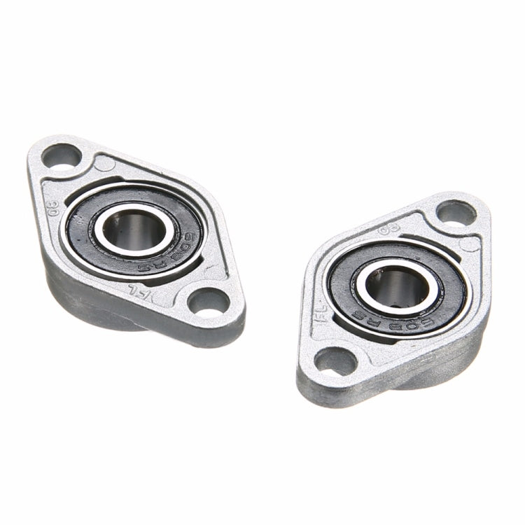 2 bộ vòng bi kim cương vỏ hợp kim kẽm mini cho máy in 3D, phụ kiện đa năng, KFL08 (đường kính trong 8), KFL000 (đường kính trong 10), KFL001 (đường kính trong 12)
