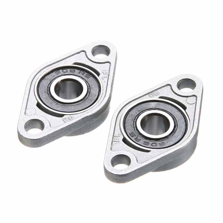 2 bộ vòng bi kim cương vỏ hợp kim kẽm mini cho máy in 3D, phụ kiện đa năng, KFL08 (đường kính trong 8), KFL000 (đường kính trong 10), KFL001 (đường kính trong 12)