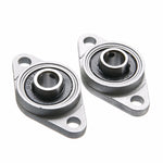 2 bộ vòng bi kim cương vỏ hợp kim kẽm mini cho máy in 3D, phụ kiện đa năng, KFL08 (đường kính trong 8), KFL000 (đường kính trong 10), KFL001 (đường kính trong 12)