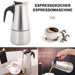 Ấm Pha Cà Phê Moka Bằng Thép Không Gỉ Có Bộ Lọc