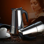 Ấm Pha Cà Phê Moka Bằng Thép Không Gỉ Có Bộ Lọc