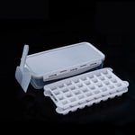 Hộp Đá Silicone Gia Đình Có Nắp Khuôn Đá Viên Lưới Đá Tủ Lạnh Làm Đá Nhanh Giao Màu Ngẫu Nhiên, 64 Ô, 96 Ô, 128 Ô