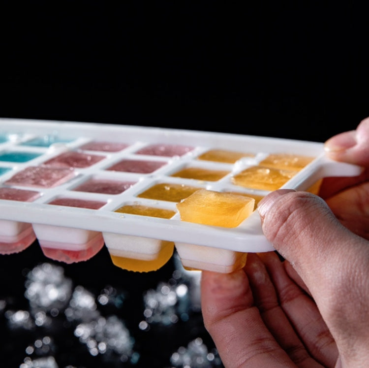 Hộp Đá Silicone Gia Đình Có Nắp Khuôn Đá Viên Lưới Đá Tủ Lạnh Làm Đá Nhanh Giao Màu Ngẫu Nhiên, 64 Ô, 96 Ô, 128 Ô