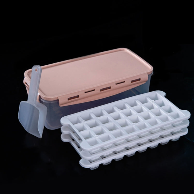 Hộp Đá Silicone Gia Đình Có Nắp Khuôn Đá Viên Lưới Đá Tủ Lạnh Làm Đá Nhanh Giao Màu Ngẫu Nhiên, 64 Ô, 96 Ô, 128 Ô