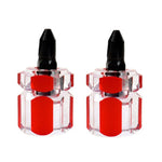 2 PCS Mini Portable Radish Head Screw Driver Transparent Handle Repair Hand Tools
