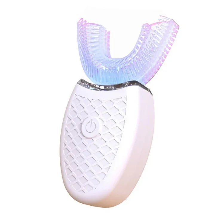 Bàn chải đánh răng điện làm trắng răng miệng hình chữ U tiện lợi