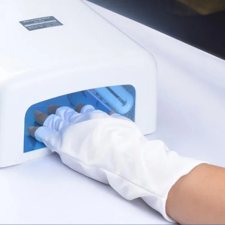 3 đôi găng tay làm móng nghệ thuật chống tia UV bảo vệ tay khi nghỉ ngơi