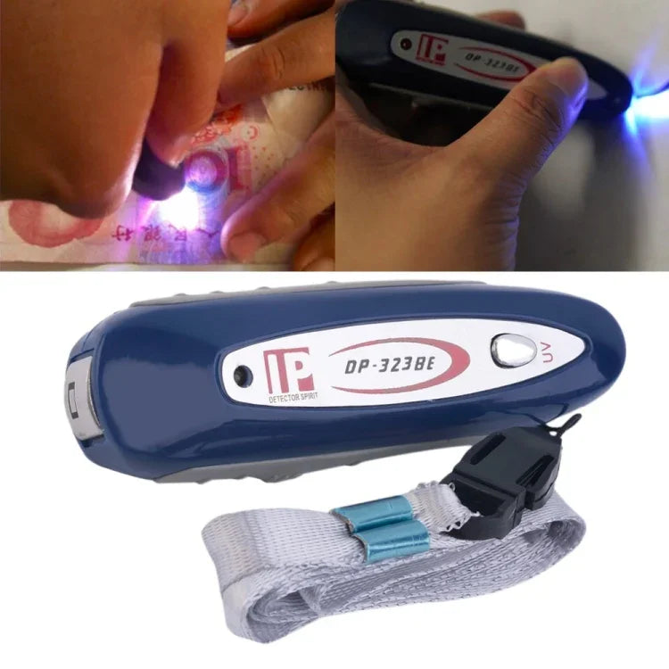 Máy kiểm tra tiền giả 2 trong 1 mini có nam châm và đèn UV, bút kiểm tra băng vệ sinh, bút thử nam châm