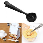 Muỗng Cà Phê Đa Năng Có Kẹp Thép Không Gỉ Đong Trà Cà Phê, Muỗng Cà Phê (Bạc), Muỗng Cà Phê (Vàng), Muỗng Cà Phê (Đen), Muỗng Cà Phê (Vàng Hồng)
