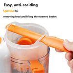 Bộ 2 máy nấu thức ăn bổ sung đa chức năng mini điện cho bé, máy nấu thức ăn bổ sung