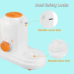 Bộ 2 máy nấu thức ăn bổ sung đa chức năng mini điện cho bé, máy nấu thức ăn bổ sung