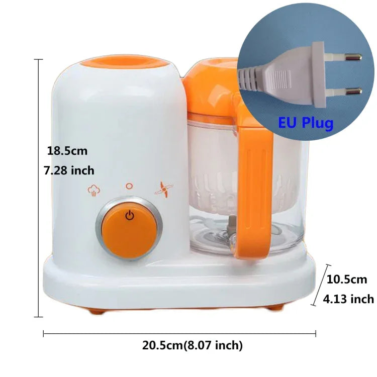 Bộ 2 máy nấu thức ăn bổ sung đa chức năng mini điện cho bé, máy nấu thức ăn bổ sung