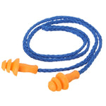 10 cái nút bịt tai mềm bằng silicone có dây, bảo vệ tai tái sử dụng, giảm tiếng ồn
