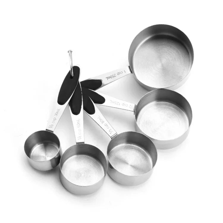 Bộ Thìa Đong Bằng Thép Không Gỉ Dùng Cho Cà Phê, Nướng Bánh, Dụng Cụ Nhà Bếp, Bộ Đong 5 Trong 1, Thìa Đong 5 Trong 1, Bộ Đong 5 Trong 1 (Màu), Thìa Đong 5 Trong 1 (Màu)