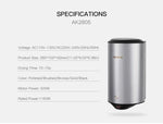 Máy sấy tay cảm biến tự động thép không gỉ 304 Luồng khí tốc độ cao cho gia đình khách sạn sân bay