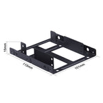 Bộ chuyển đổi giá đỡ kim loại cho ổ cứng ngoài 2.5 inch sang 3.5 inch kèm cáp dữ liệu và nguồn SATA cùng ốc vít