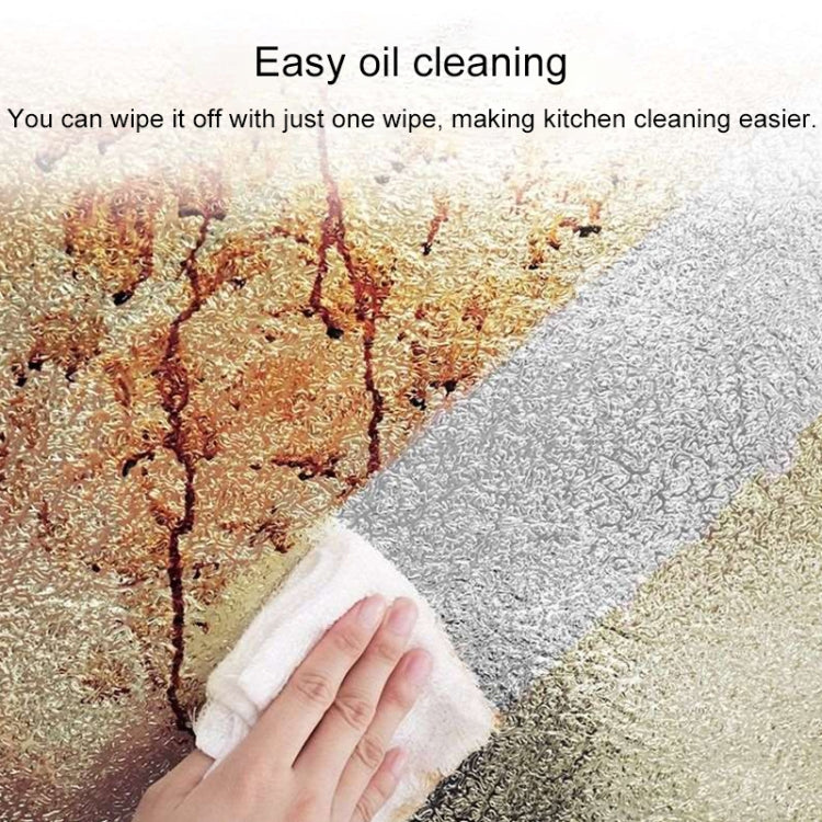 Miếng Dán Tường Bếp Chống Dầu Mỡ Bằng Giấy Nhôm Chống Bẩn Chịu Nhiệt Tự Dính Có Thể Cắt Được, 40cmx5m, 40cmx5m Có Thể Cắt, 60cmx5m, 60cmx5m Có Thể Cắt