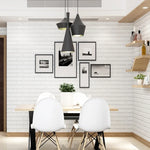 2 Cái Giấy Dán Tường Gạch Nền TV Chống Thấm Tự Dính 3D Decal Tường Phòng Khách Tranh Tường Phòng Ngủ Trang Trí, 70cm x 77cm
