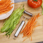 Dụng cụ gọt rau inox đa năng bào đôi, 2 cái dụng cụ bào đôi