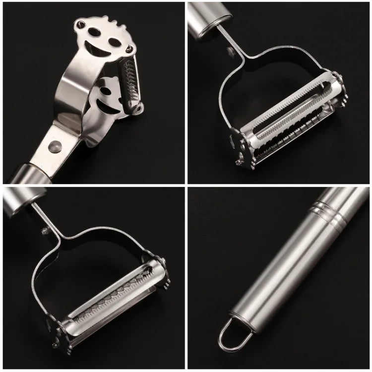 Dụng cụ gọt rau inox đa năng bào đôi, 2 cái dụng cụ bào đôi