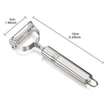 Dụng cụ gọt rau inox đa năng bào đôi, 2 cái dụng cụ bào đôi