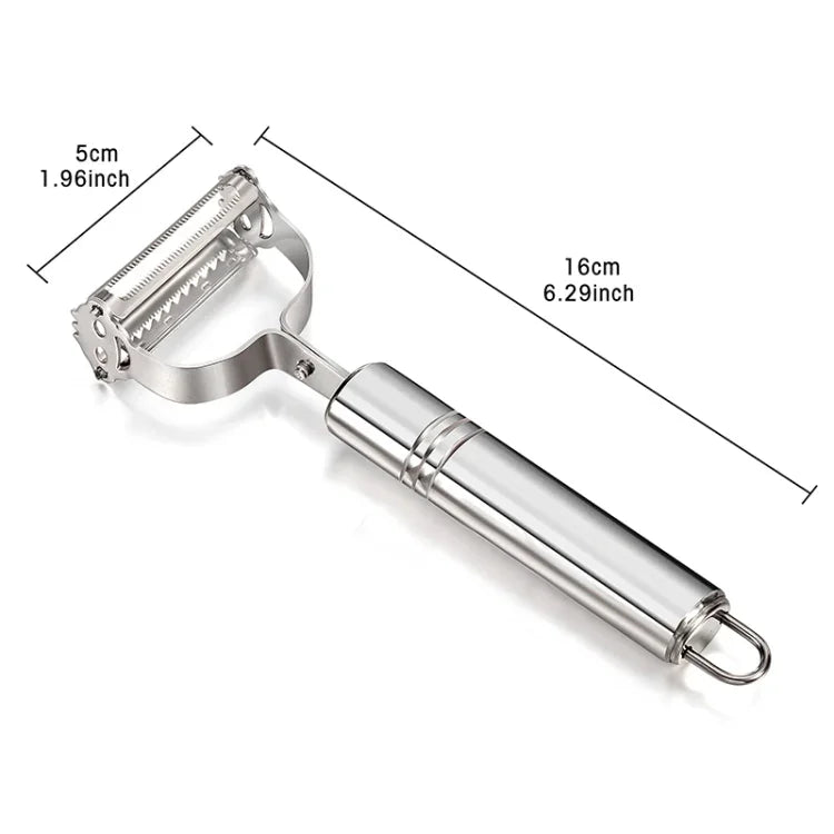 Dụng cụ gọt rau inox đa năng bào đôi, 2 cái dụng cụ bào đôi