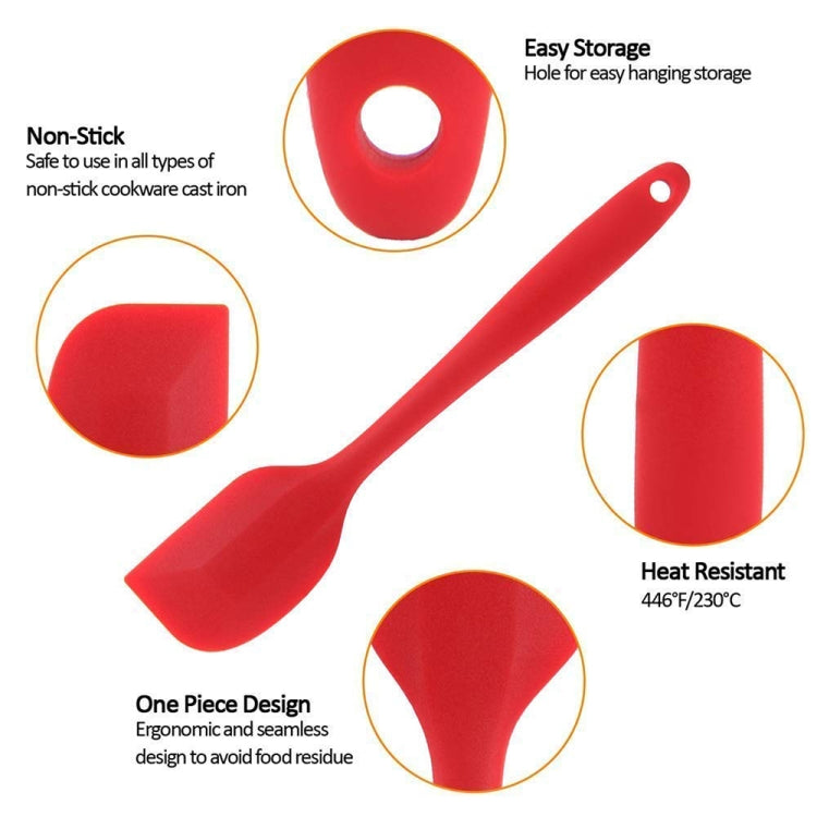 Cây Cạo Kem Bánh Silicone Nhà Bếp Cọ Trộn Bơ Dụng Cụ Nướng, Cam, Đỏ, Vàng, Xanh Lá, Xanh Dương, Tím, Hồng