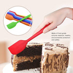 Cây Cạo Kem Bánh Silicone Nhà Bếp Cọ Trộn Bơ Dụng Cụ Nướng, Cam, Đỏ, Vàng, Xanh Lá, Xanh Dương, Tím, Hồng