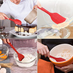 Cây Cạo Kem Bánh Silicone Nhà Bếp Cọ Trộn Bơ Dụng Cụ Nướng, Cam, Đỏ, Vàng, Xanh Lá, Xanh Dương, Tím, Hồng