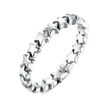 Star Shape Women 925 Sterling Silver Jewelry, 6, 7, 8