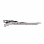 10 chiếc kẹp tóc bằng thép không gỉ, kẹp tóc hình mỏ vịt, kẹp tóc kim loại lỗ đơn lớn