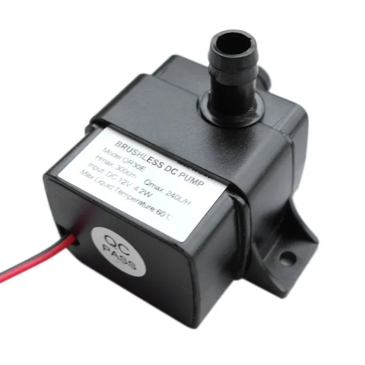Bơm nước mini chìm không chổi than siêu êm 240L/H, bơm nước mini chìm