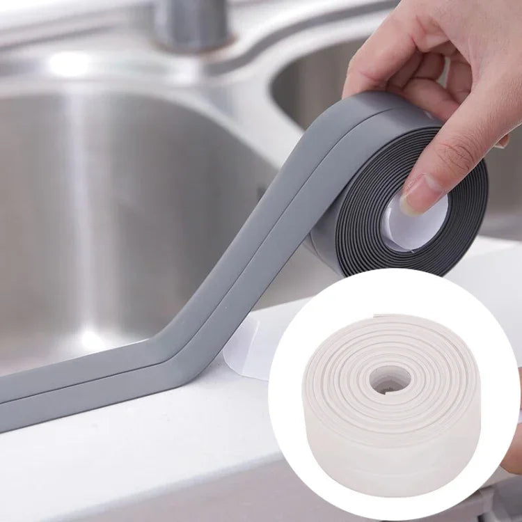 Băng Keo Dán Chống Thấm Chống Mốc Vật Liệu PVC Bền Bỉ Băng Keo Niêm Phong Tường Nhà Bếp Phòng Tắm, 3.8cm x 3.2m, 2.2cm x 3.2m