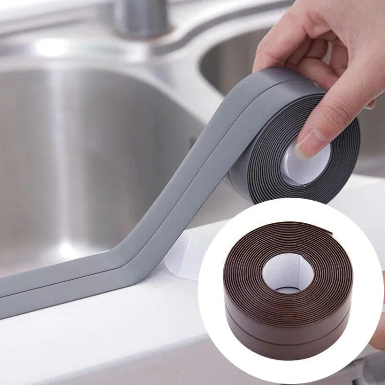 Băng Keo Dán Chống Thấm Chống Mốc Vật Liệu PVC Bền Bỉ Băng Keo Niêm Phong Tường Nhà Bếp Phòng Tắm, 3.8cm x 3.2m, 2.2cm x 3.2m