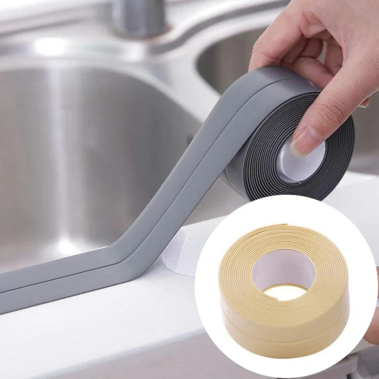 Băng Keo Dán Chống Thấm Chống Mốc Vật Liệu PVC Bền Bỉ Băng Keo Niêm Phong Tường Nhà Bếp Phòng Tắm, 3.8cm x 3.2m, 2.2cm x 3.2m
