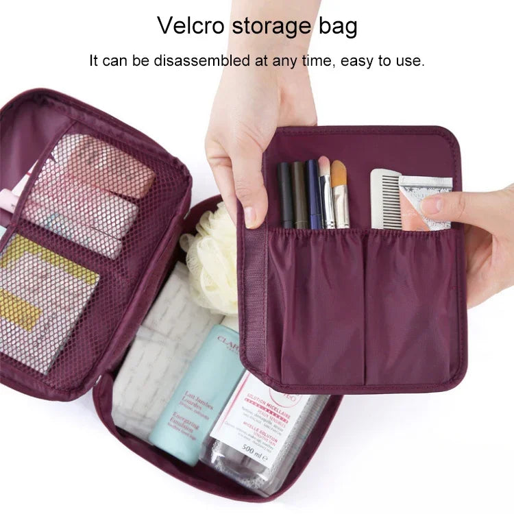 Bộ 2 túi đựng trang điểm chống nước, túi tổ chức du lịch cho bộ dụng cụ vệ sinh cá nhân