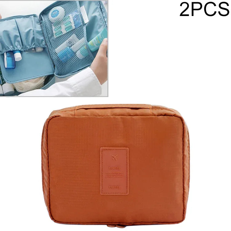 Bộ 2 túi đựng trang điểm chống nước, túi tổ chức du lịch cho bộ dụng cụ vệ sinh cá nhân