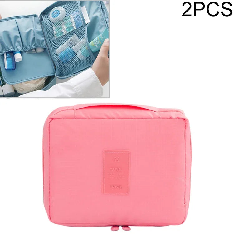 Bộ 2 túi đựng trang điểm chống nước, túi tổ chức du lịch cho bộ dụng cụ vệ sinh cá nhân