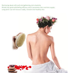 Bàn chải SPA lông tự nhiên mềm không có cán, lông tự nhiên mềm