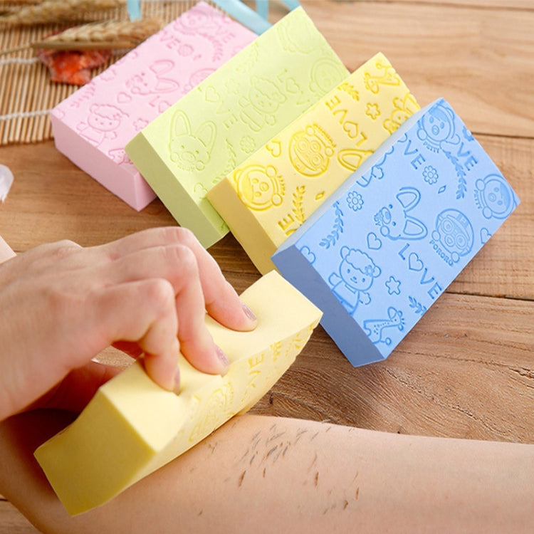 Bọt biển tắm spa cho bé hình vuông, tẩy tế bào chết cơ thể