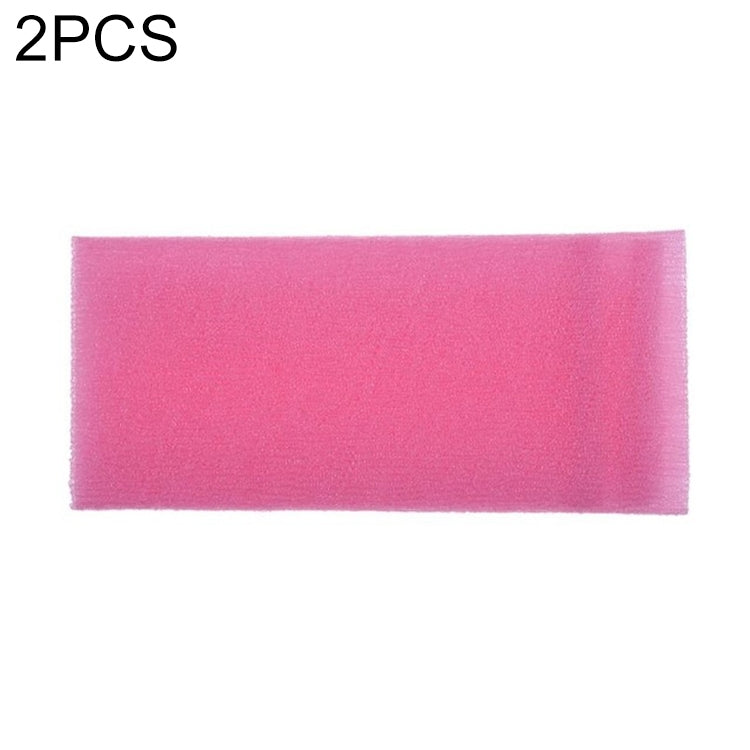 2 cái khăn tắm lưới nylon dài, bông tắm tẩy tế bào chết, khăn chà tắm rửa mặt
