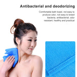 2 cái khăn tắm lưới nylon dài, bông tắm tẩy tế bào chết, khăn chà tắm rửa mặt