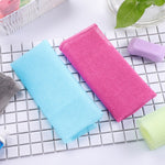 2 cái khăn tắm lưới nylon dài, bông tắm tẩy tế bào chết, khăn chà tắm rửa mặt