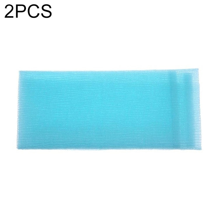 2 cái khăn tắm lưới nylon dài, bông tắm tẩy tế bào chết, khăn chà tắm rửa mặt