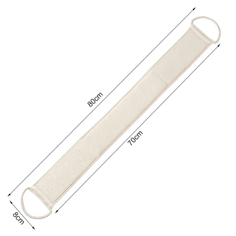 Bọt biển tẩy tế bào chết chăm sóc da mềm có dây đeo lưng, bàn chải tắm mát-xa cơ thể spa làm sạch, bọt biển tẩy tế bào chết da mềm có dây đeo lưng