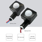 Công tắc đèn pha tường cảm biến chuyển động hồng ngoại PIR an ninh tự động, 10mm, 12mm