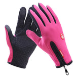 Găng tay đạp xe ngón dài bằng neoprene PU thoáng khí, da ấm, găng tay thể thao ngoài trời mùa đông, L, XL, M