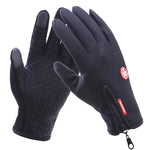 Găng tay đạp xe ngón dài bằng neoprene PU thoáng khí, da ấm, găng tay thể thao ngoài trời mùa đông, L, XL, M